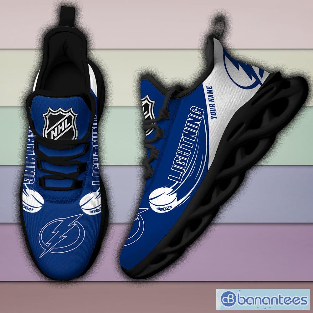 Tampa Bay Lightning-Custom Name NHL New Max Soul Shoes