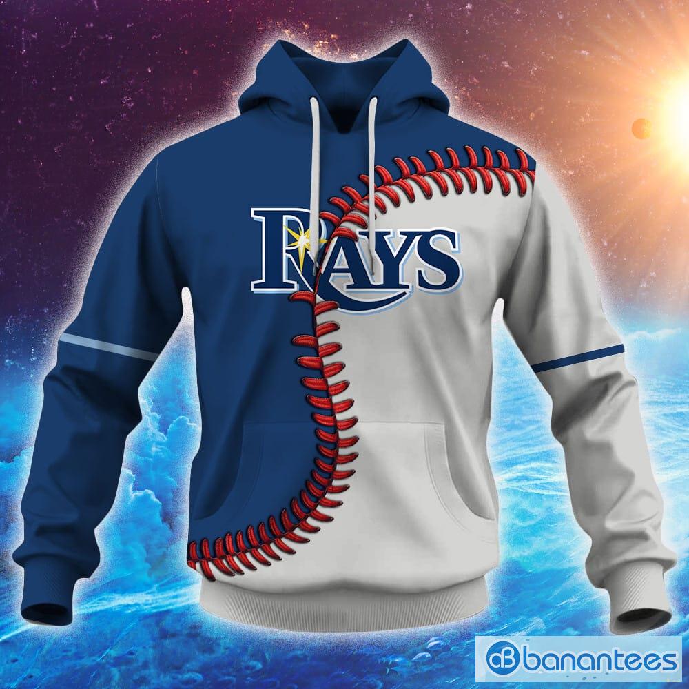 MLB Tampa Bay Rays Custom Name Number Mix Jersey Zip Up Hoodie