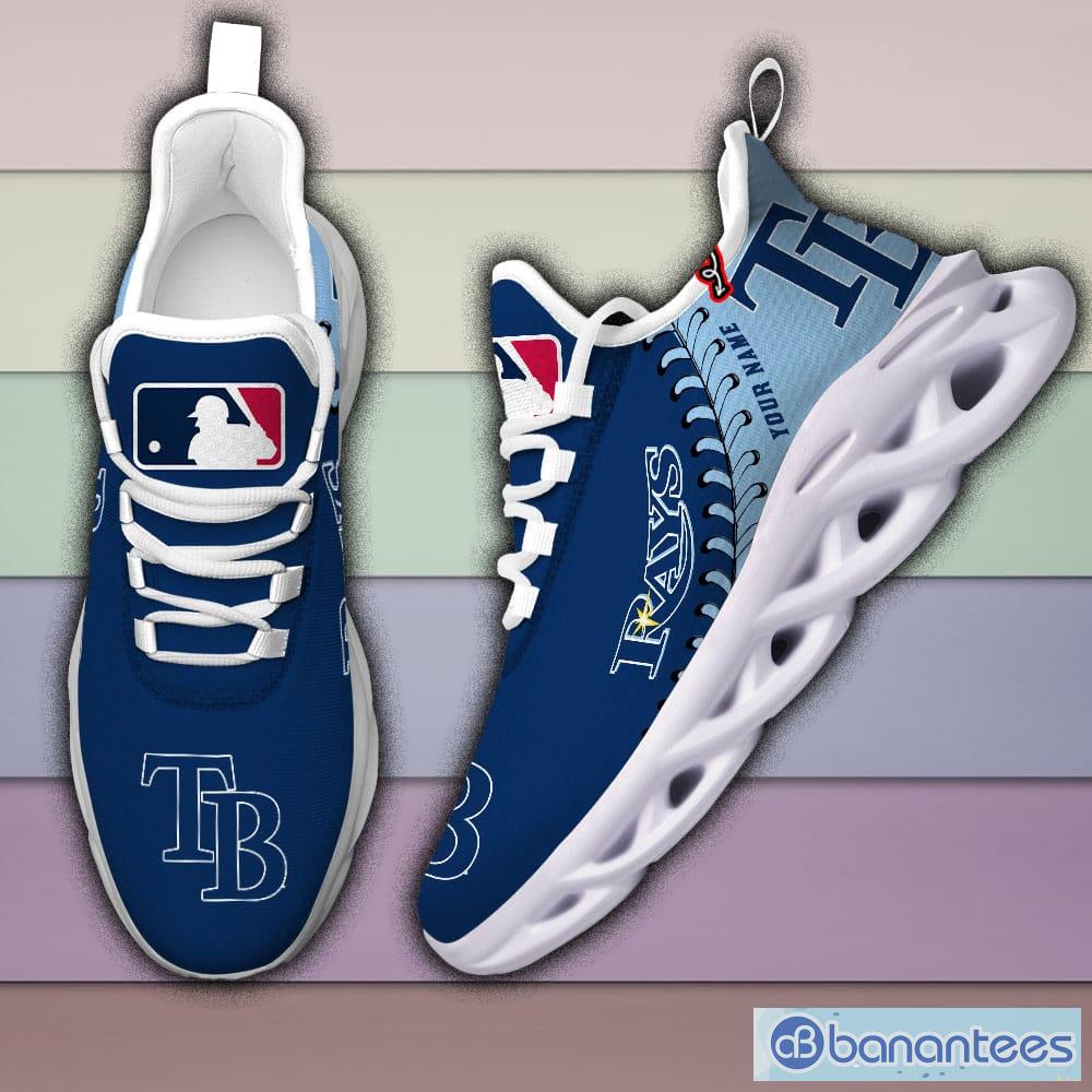 Tampa Bay Rays MLB MAX SOUL SHOES Custom Name For Men And Women Running Sneakers - Tampa Bay Rays-MLB PERSONALIZED MAX SOUL SHOES_2