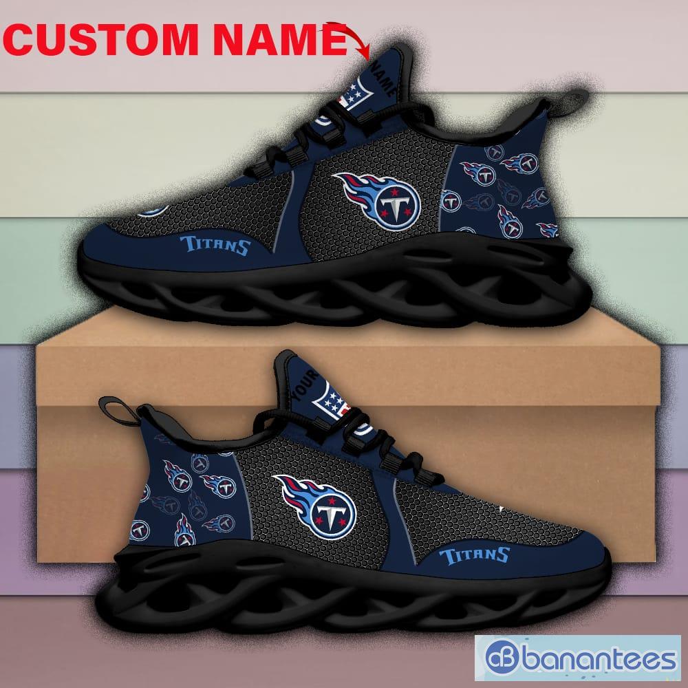 Tennessee Titans Sport Sneakers NFL Max Soul Shoes - Banantees