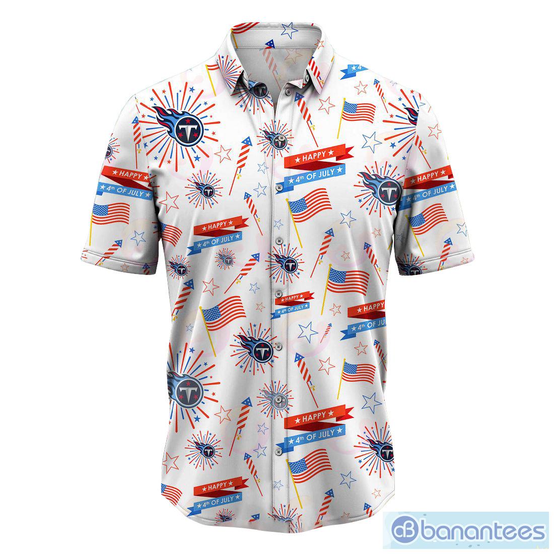 Tennessee Titans NFL And Palm Trees Hawaii Style 3D T-Shirt - Banantees