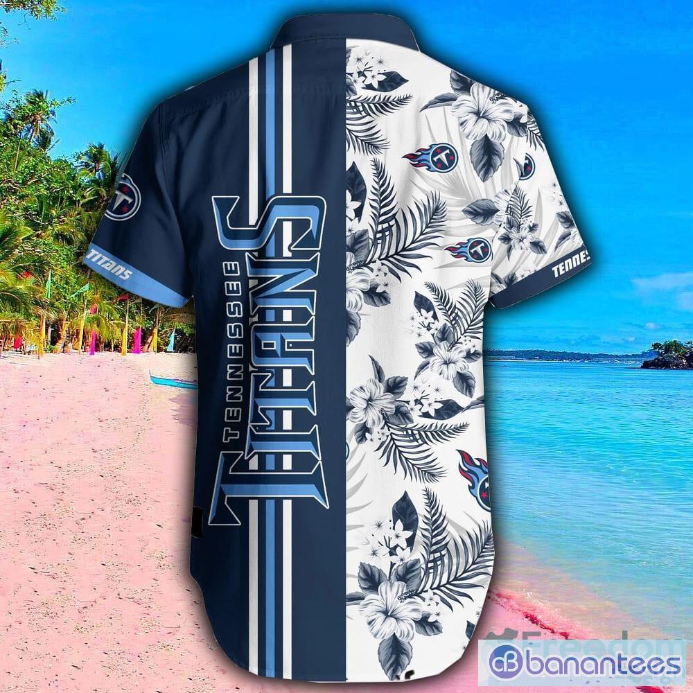 Tennessee Titans Custom Name NFL Hawaiian Shirt And Shorts Gift