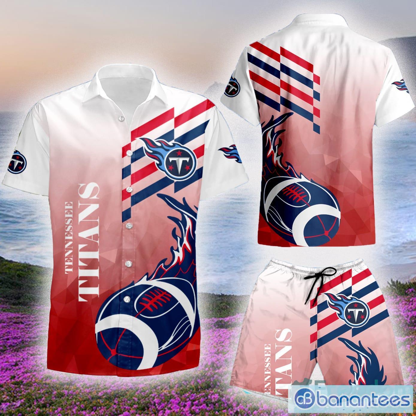 Tennessee Titans NFL Style 2 Summer 3D Hawaiian Shirt And Shorts For Men  And Women Gift Fans - Freedomdesign