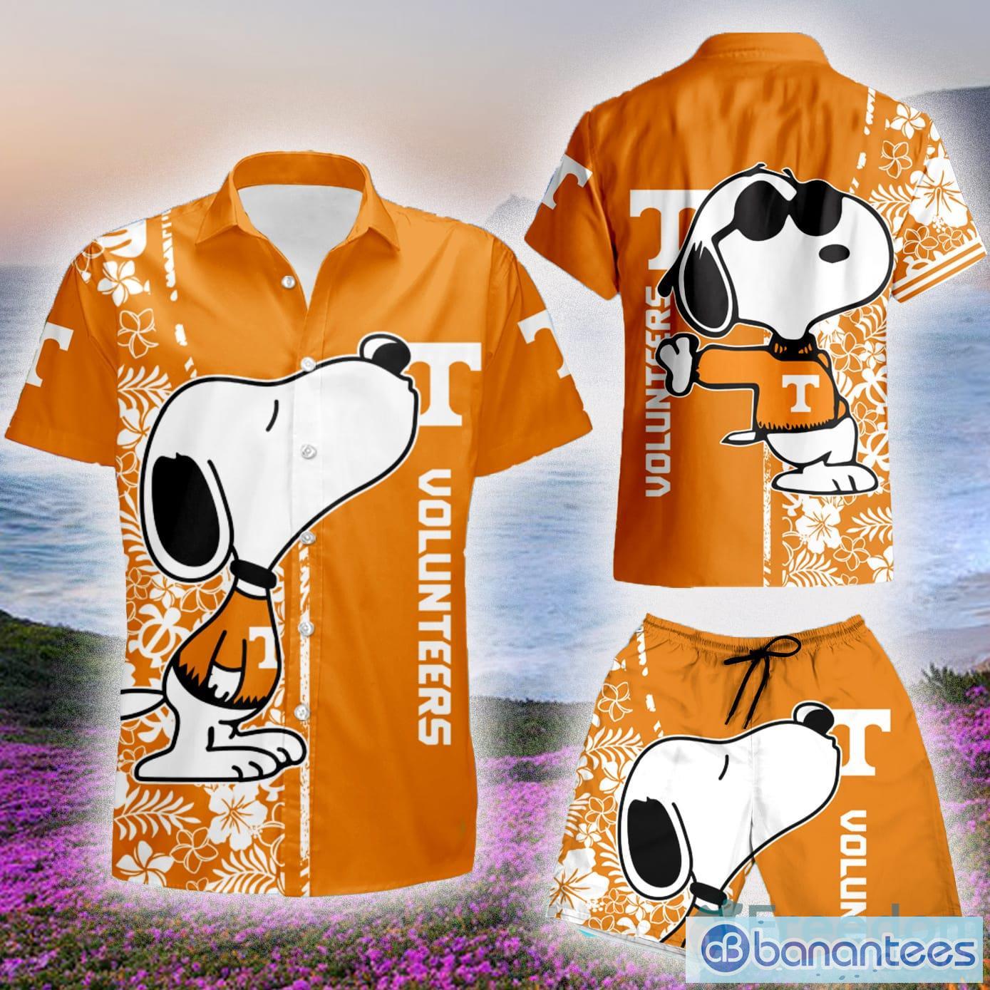 Tennessee Volunteers 6amp Snoopy Custom Set 3D Hawaiian Shirt And