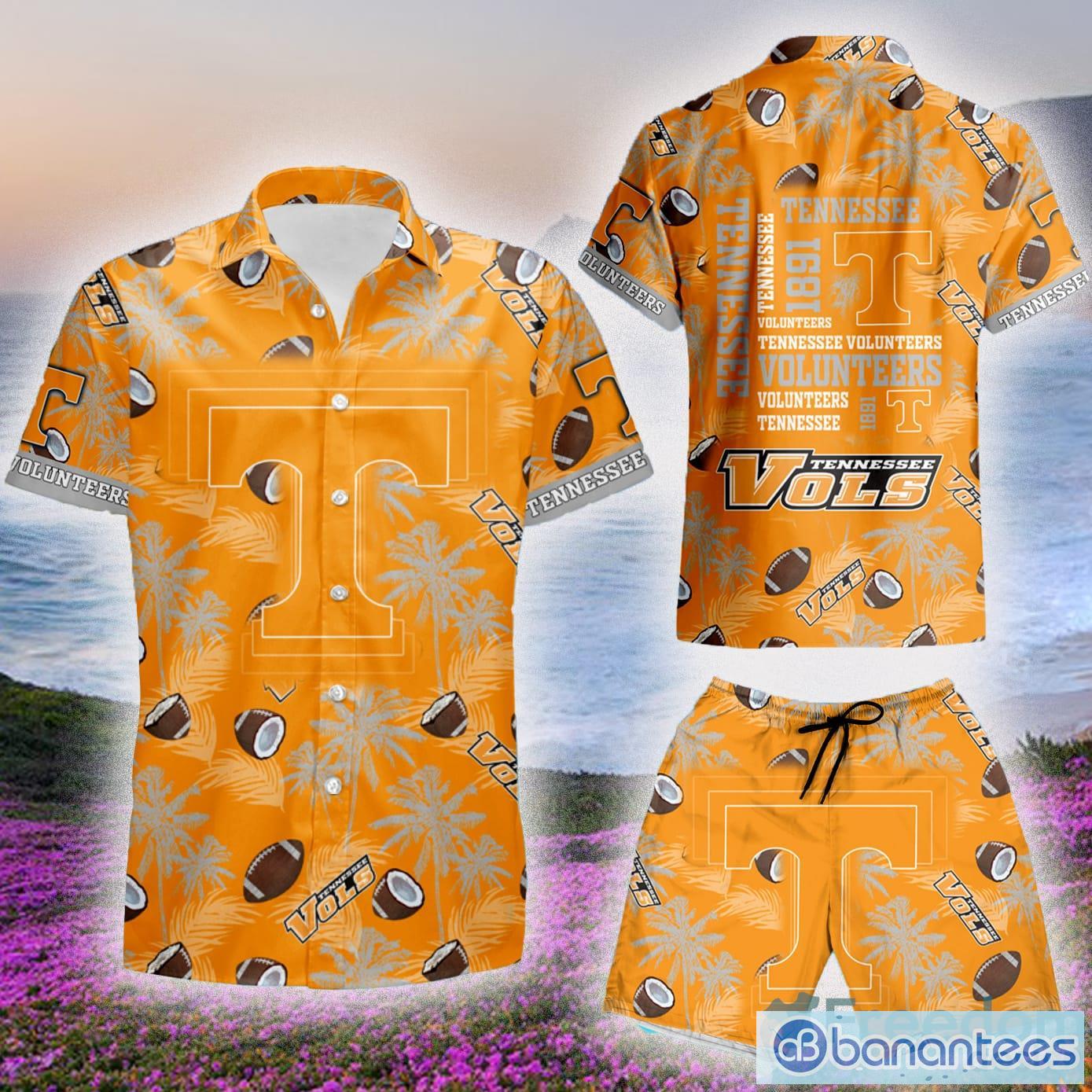 NCAA Tennessee Volunteers Flower Cheap Hawaiian Shirt 3D Shirt