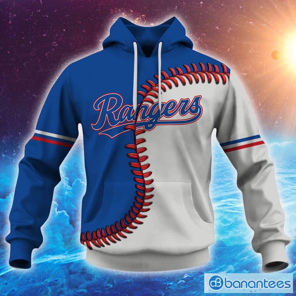 MLB Texas Rangers Mix Jersey Custom Personalized Hoodie Shirt