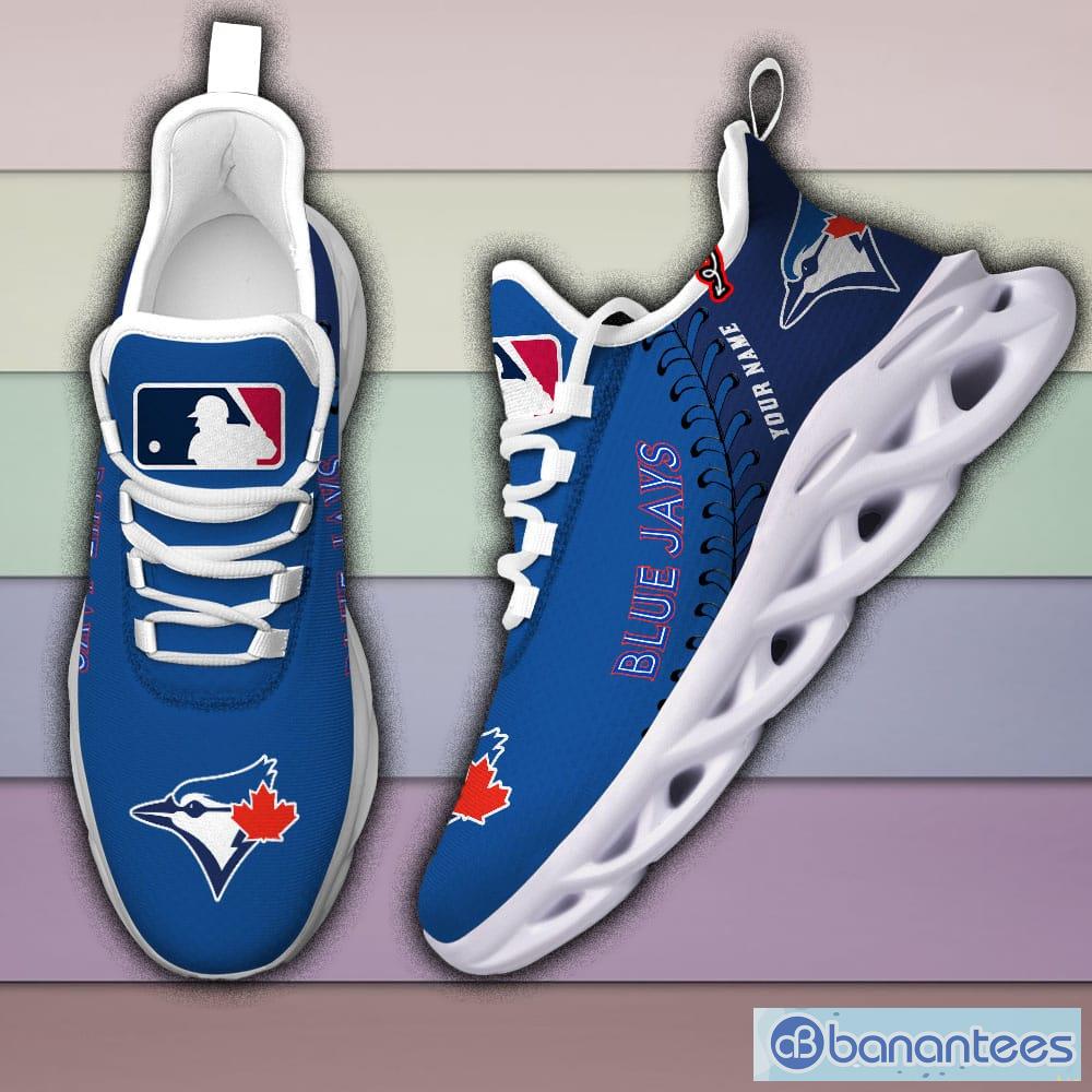 Toronto Blue Jays MLB MAX SOUL SHOES Custom Name For Men And Women Running Sneakers - Toronto Blue Jays-MLB PERSONALIZED MAX SOUL SHOES_2