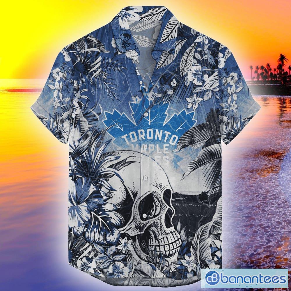 Summer Toronto Maple Leafs Ice Hockey Tropical Short-Sleeve Hawaiian Shirt