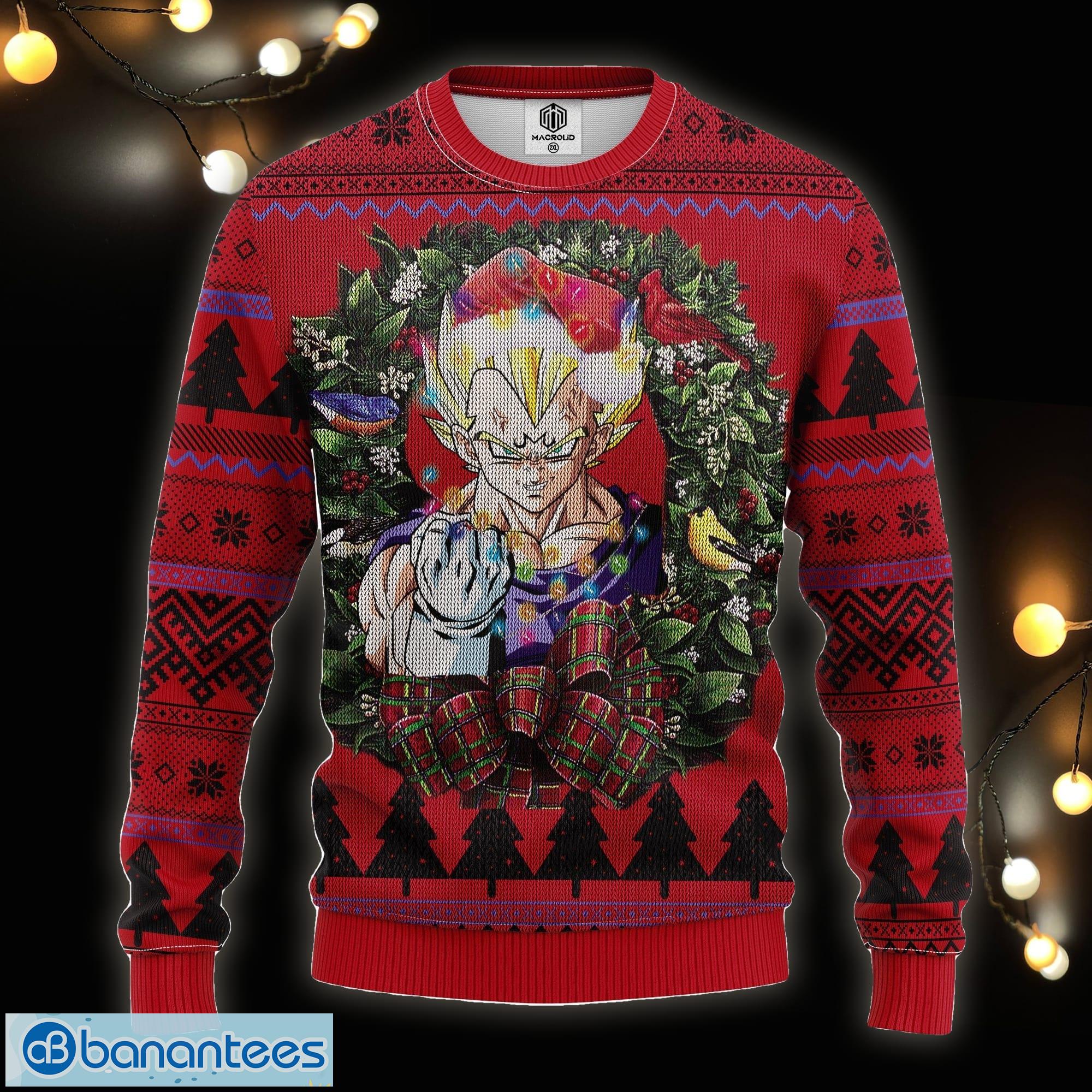 Vegeta ugly christmas on sale sweater