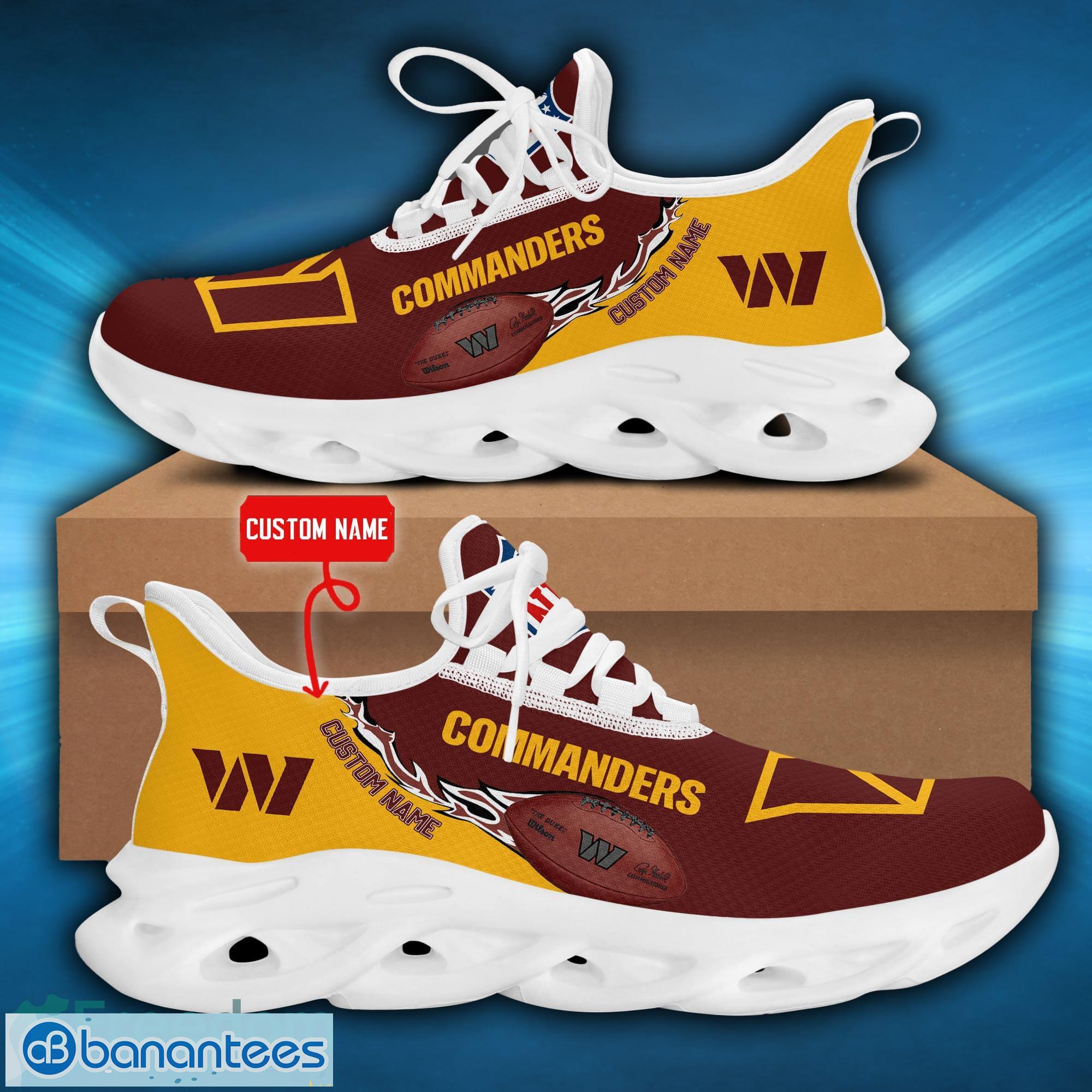 Washington Commanders NFL Max Soul Sneakers Sport Shoes - Banantees