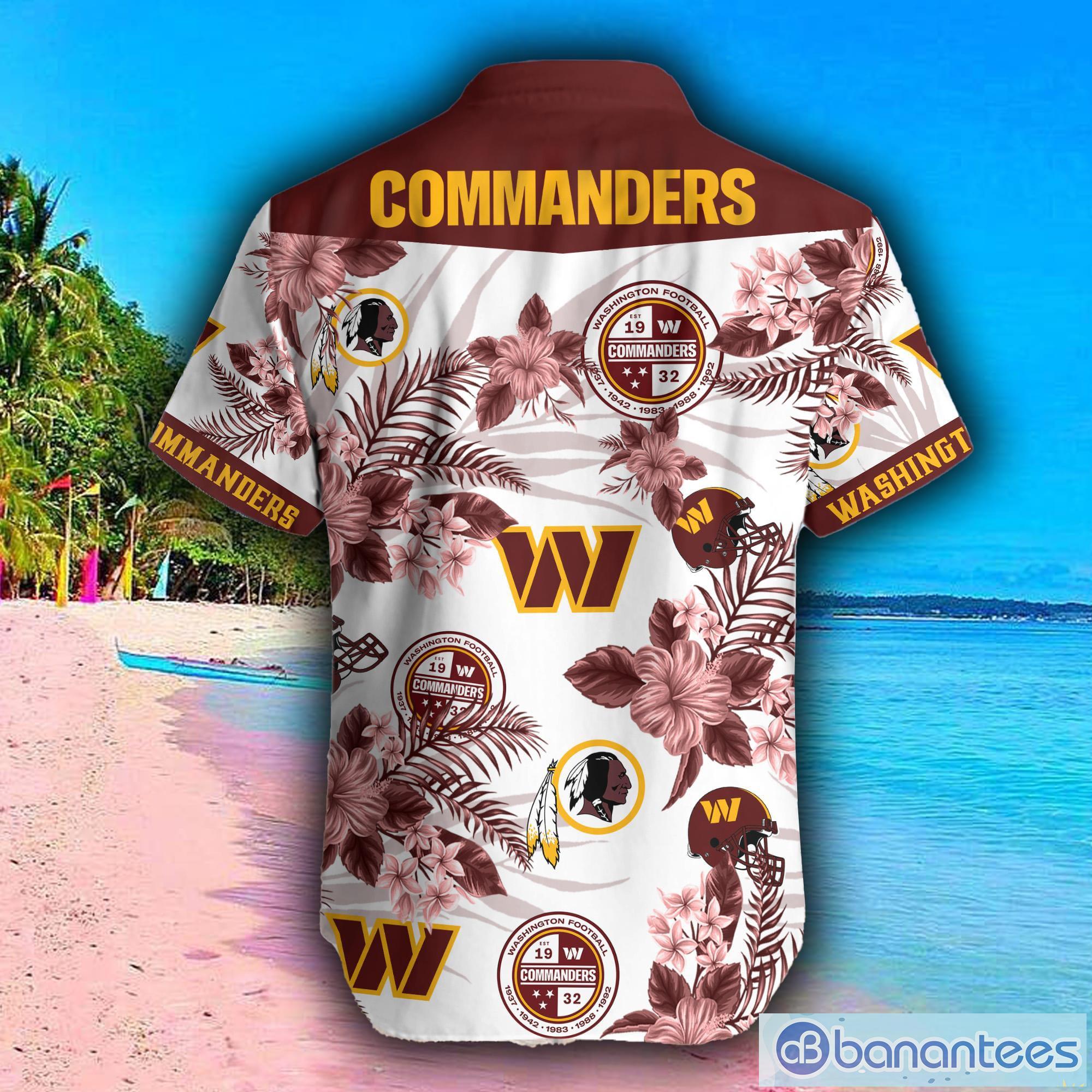 Washington Commanders Custom Name NFL Hawaiian Shirt And Shorts Gift For  Men And Women Fans - Banantees