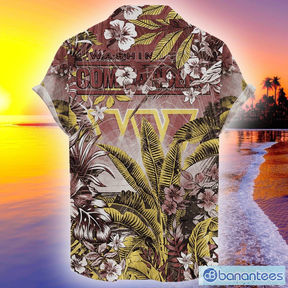 Washington Commanders Hawaiian Jungle Skull NFL Beach Summer Men And Women  For Fans Gift - Banantees