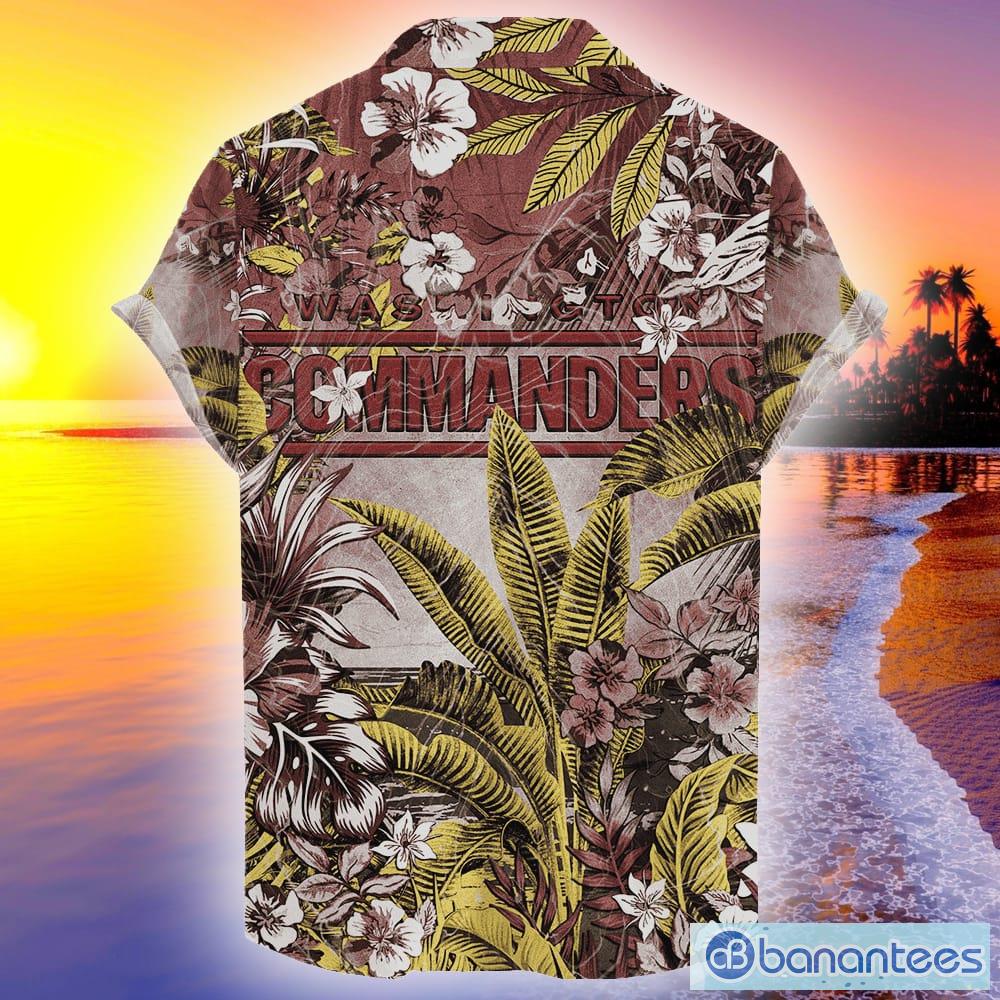 Washington Commanders NFL Tropical Hawaiian Shirt - HipposFashion