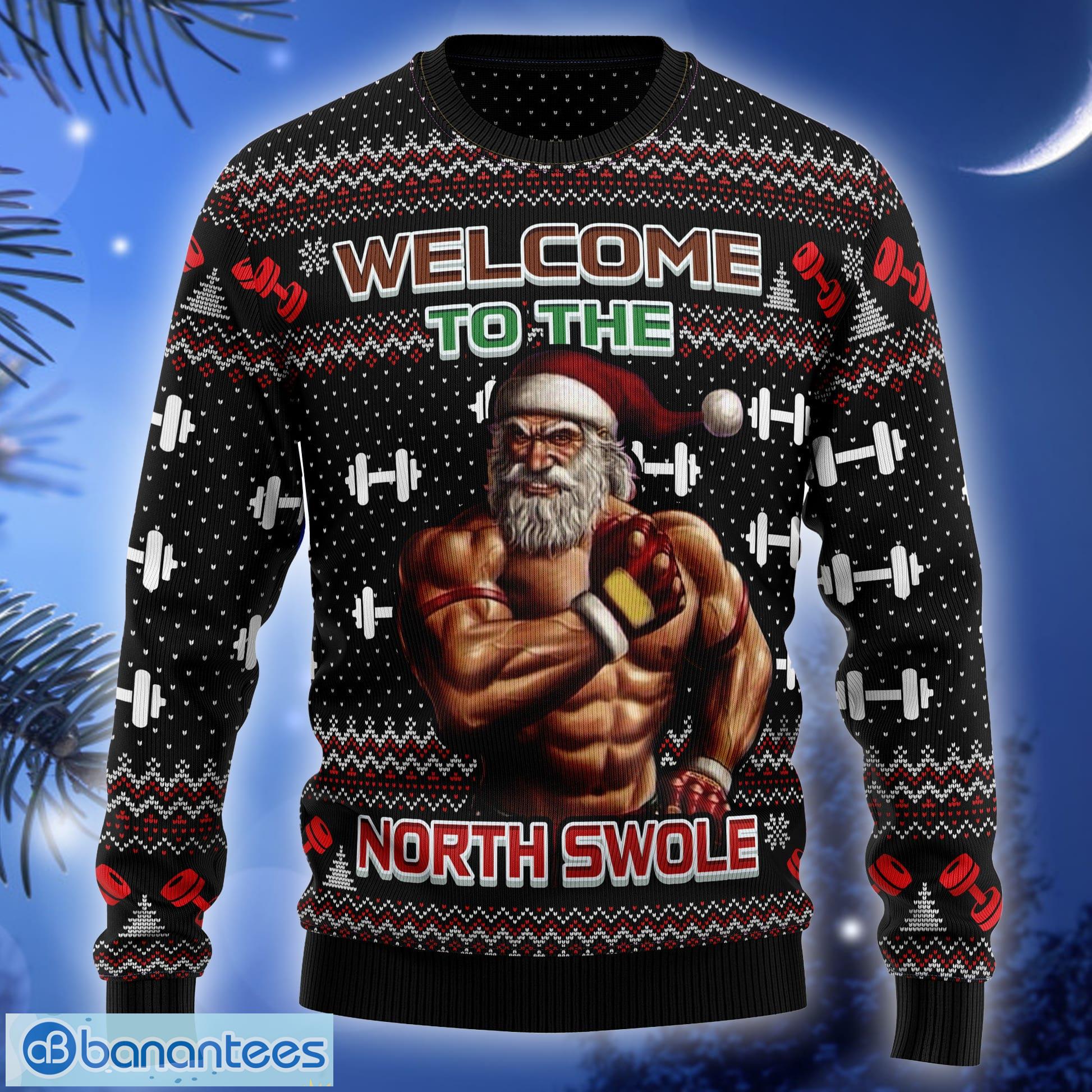 North swole christmas on sale sweater