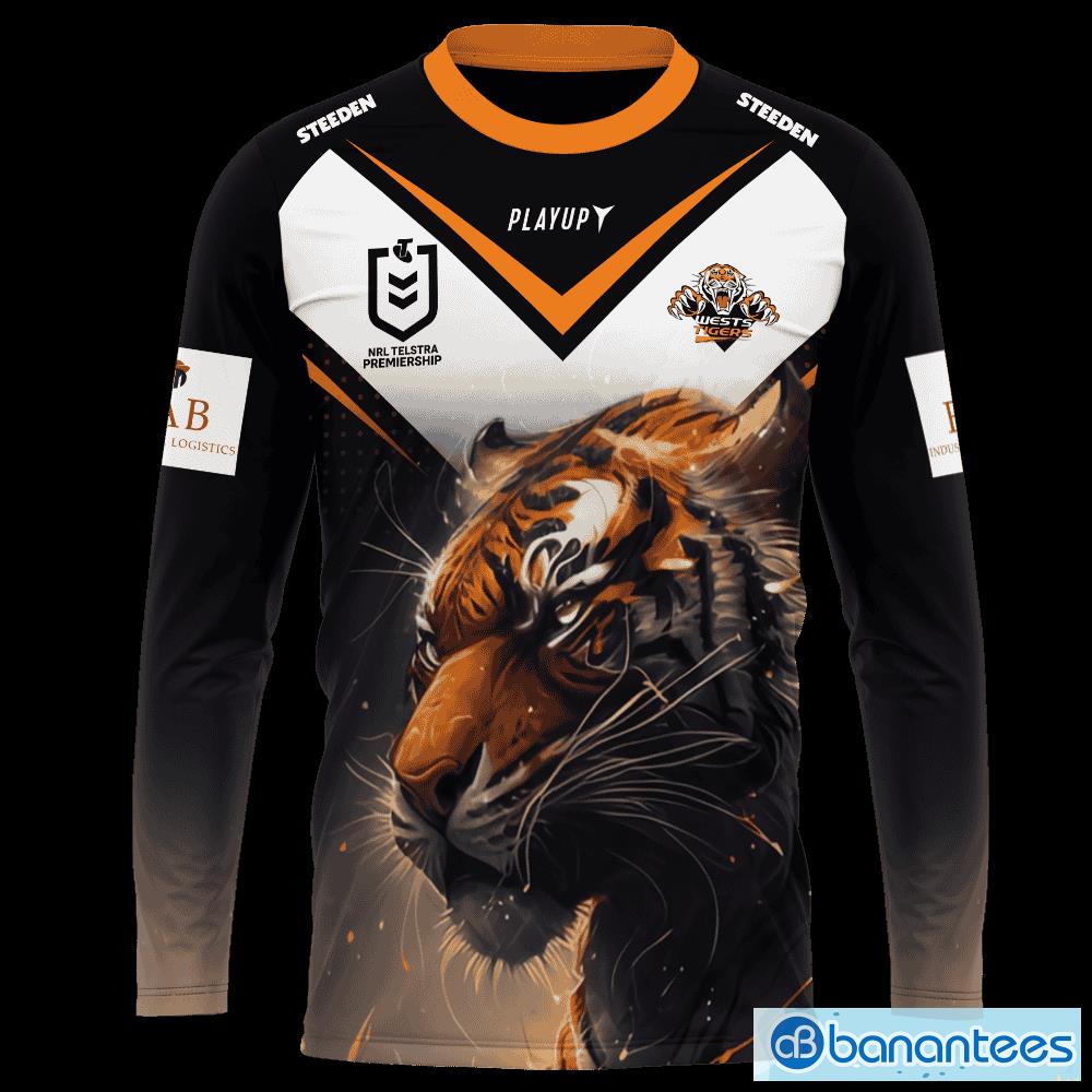 Wests Tigers AOP NRL Custom Number And Name Style 2 3D Hoodie Zip