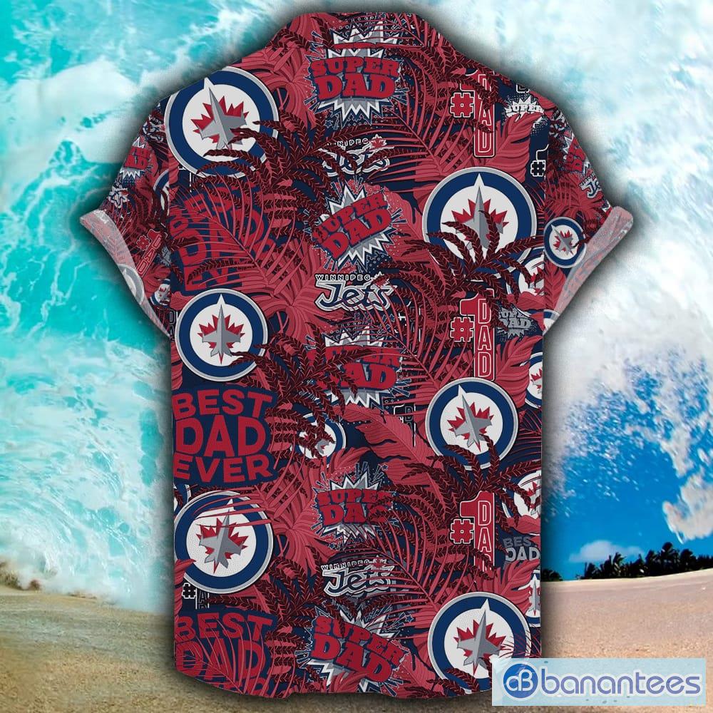 NHL Winnipeg Jets Design Logo 1 Hawaiian Shirt For Men And Women