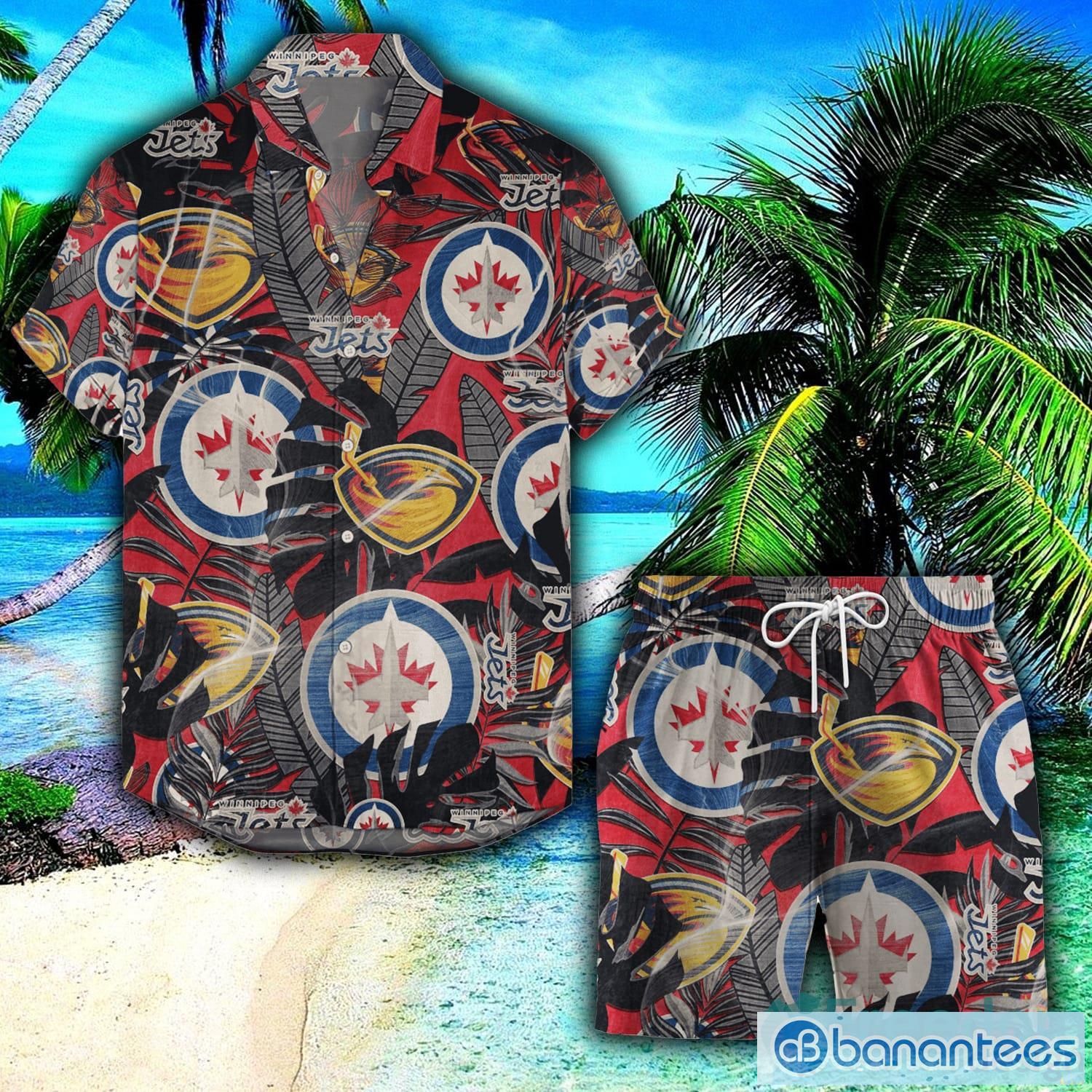 Winnipeg Jets Retro NHL 3D Hawaiian Shirt And Shorts For Men And Women Gift  Fans - Banantees