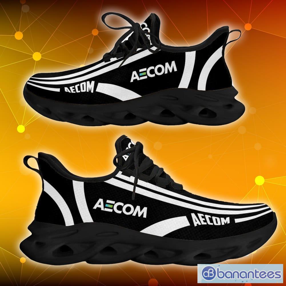 AECOM, rotated logo, white background B Stock Photo - Alamy