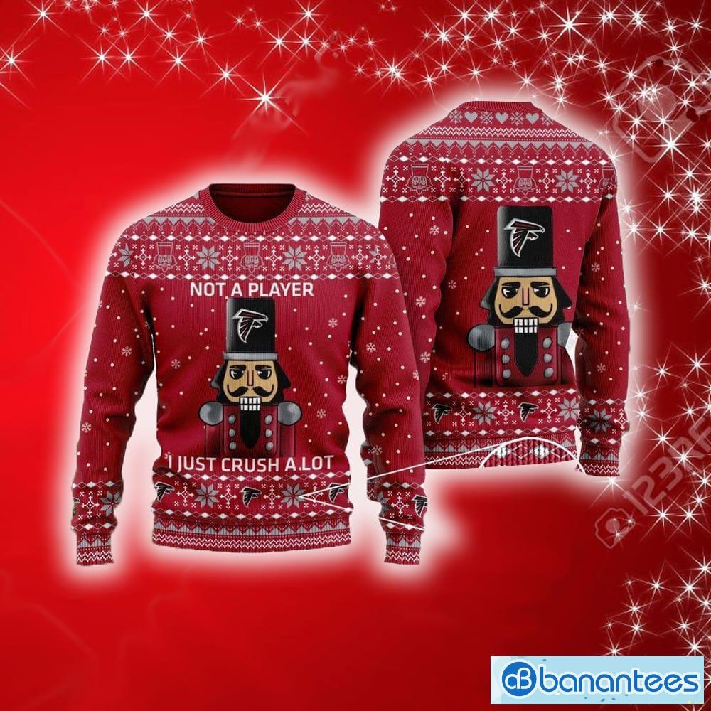 Atlanta Falcons I Am Not A Player I Just Crush Alot New Ugly Christmas Sweater NFL Gift For Fans - NFL Atlanta Falcons I Am Not A Player I Just Crush Alot New Ugly Christmas Sweater For Men And Women Gift Fans Atlanta Falcons I Am Not A Player I Just Crush Alot New Ugly Christmas Sweater NFL Gift For Fans - NFL Atlanta Falcons I Am Not A Player I Just Crush Alot New Ugly Christmas Sweater For Men And Women Gift Fans
