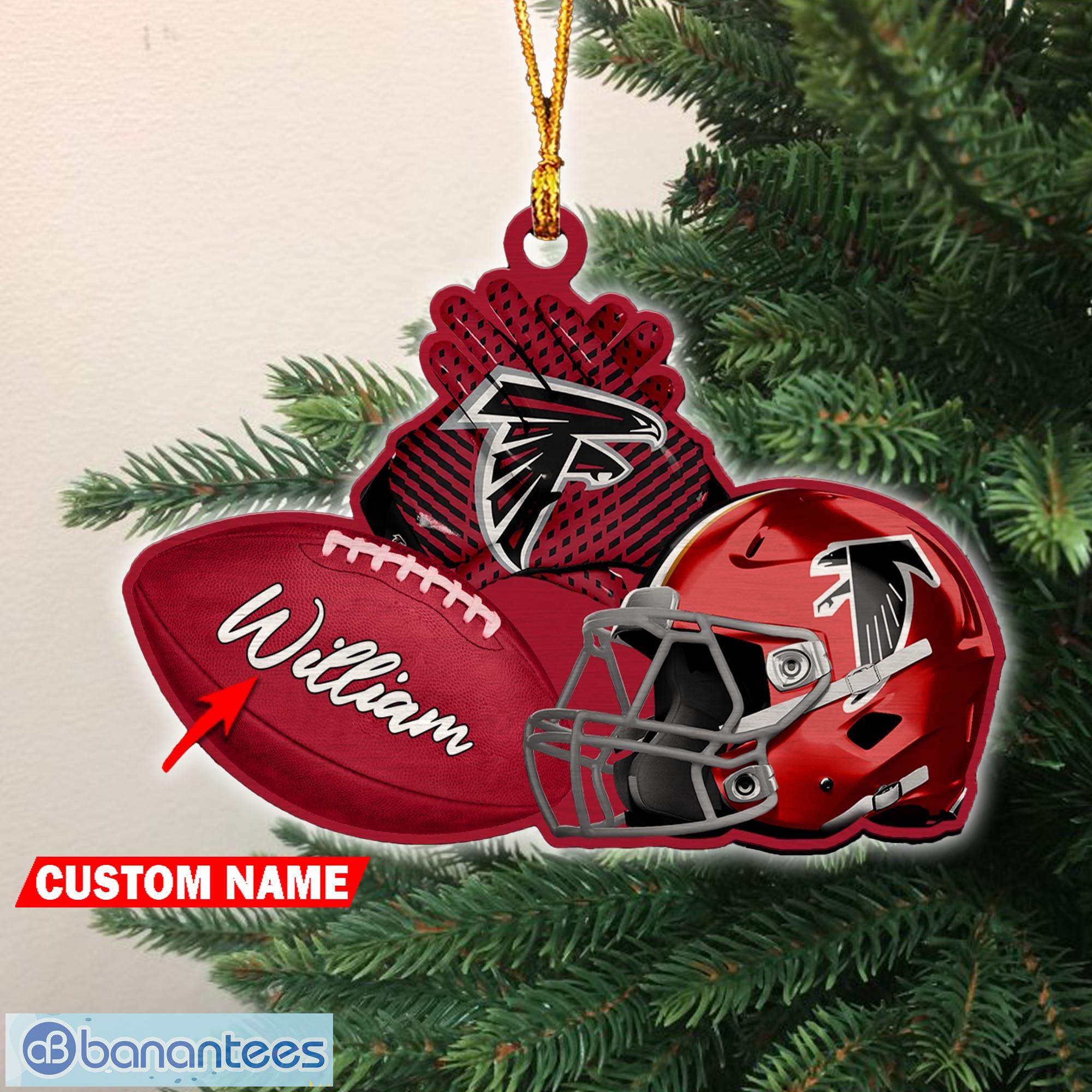 Atlanta Falcons NFL Rugby Ball Helmet Pattern Personalized