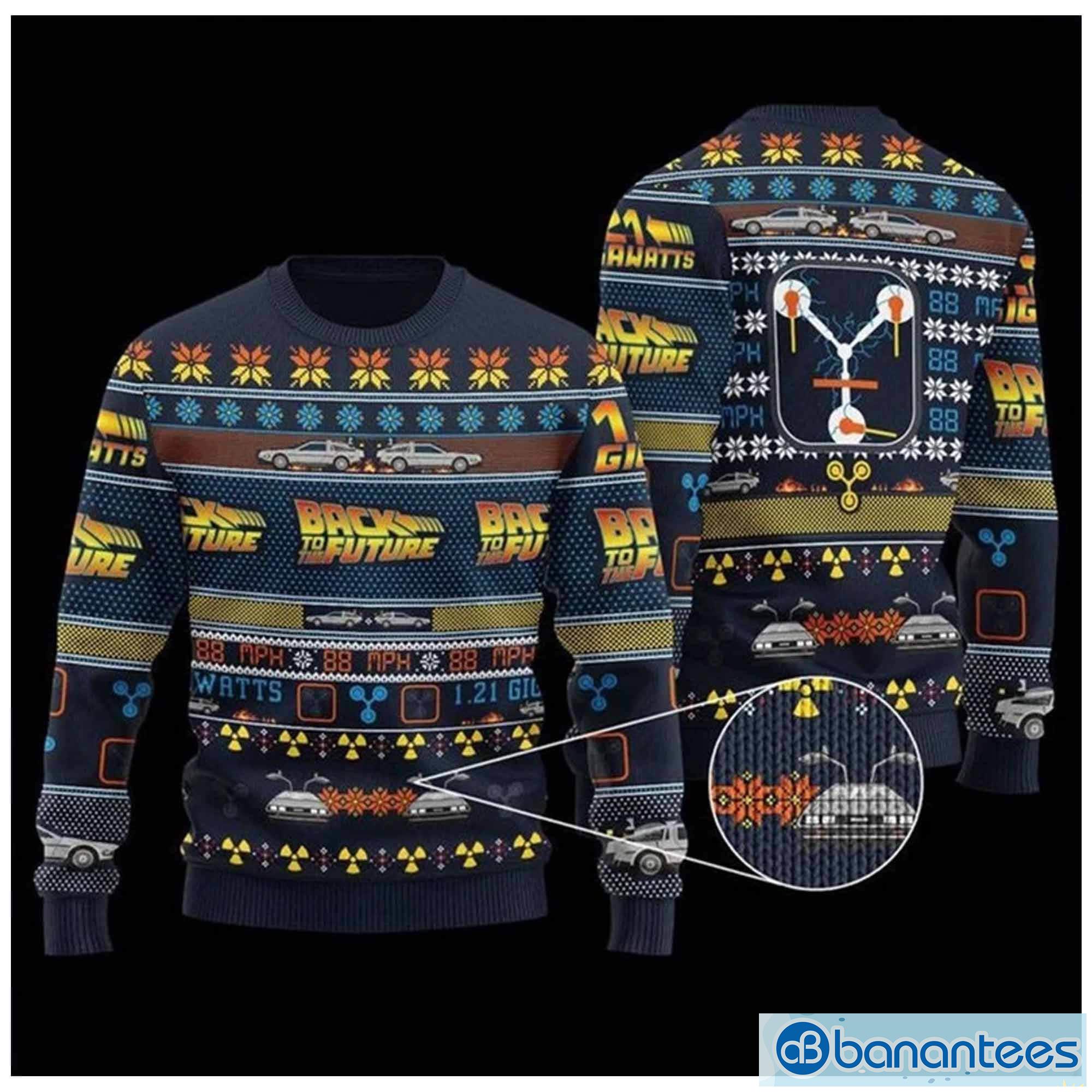Back To The Future Style 3 Ugly Christmas Sweater Holiday For Men And Women - Back To The Future Ugly Sweater Back To The Future Style 3 Ugly Christmas Sweater Holiday For Men And Women - Back To The Future Ugly Sweater