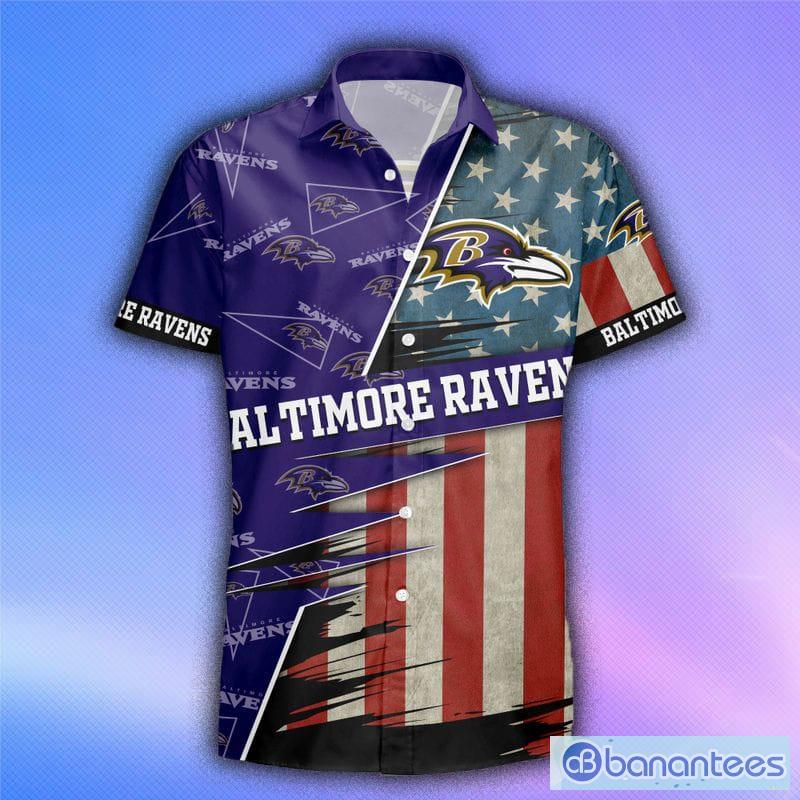 Baltimore Ravens Skull Carved Halloween Hawaiian Shirt Gift Men