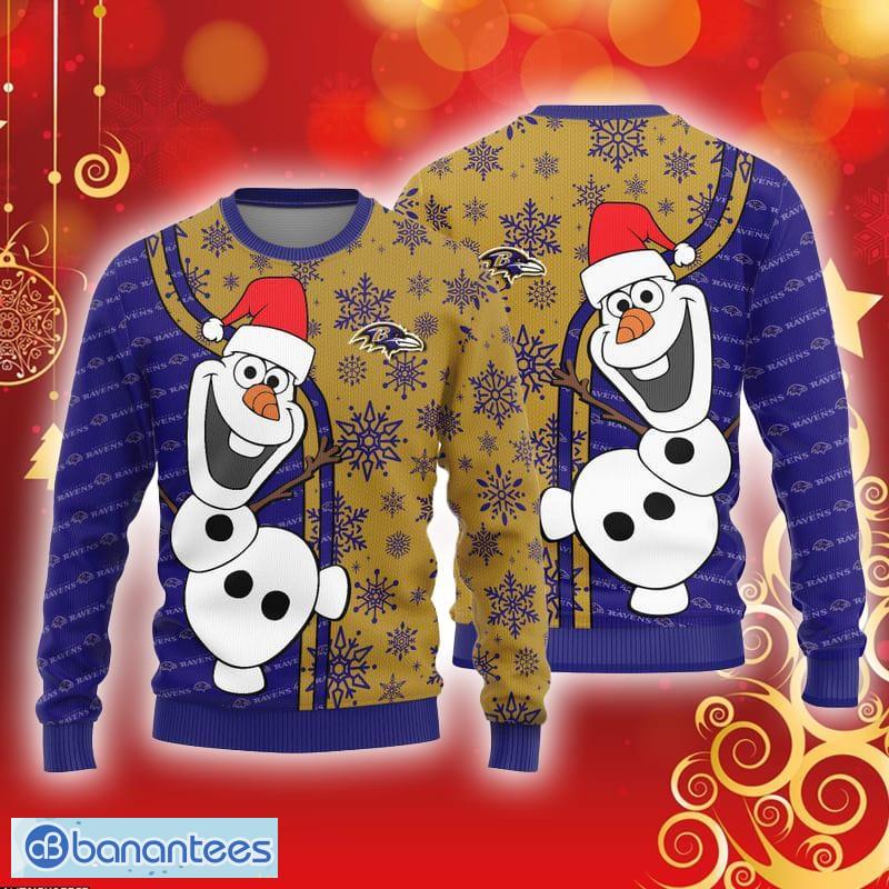 NFL Baltimore Ravens New Season Warmth Ugly Christmas 3D Sweater - Banantees