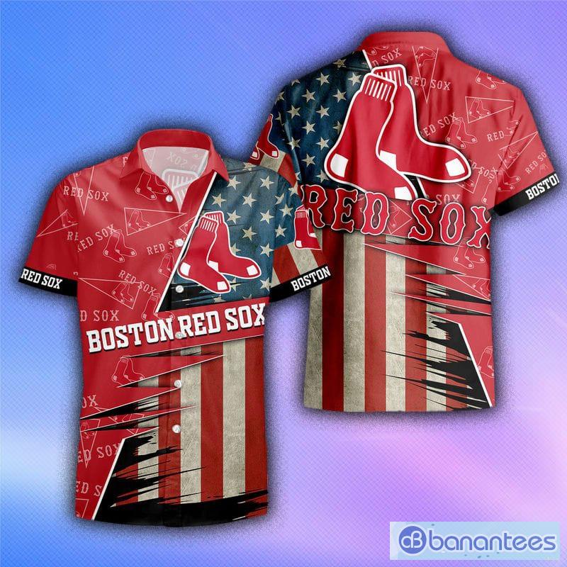 red sox american flag shirt