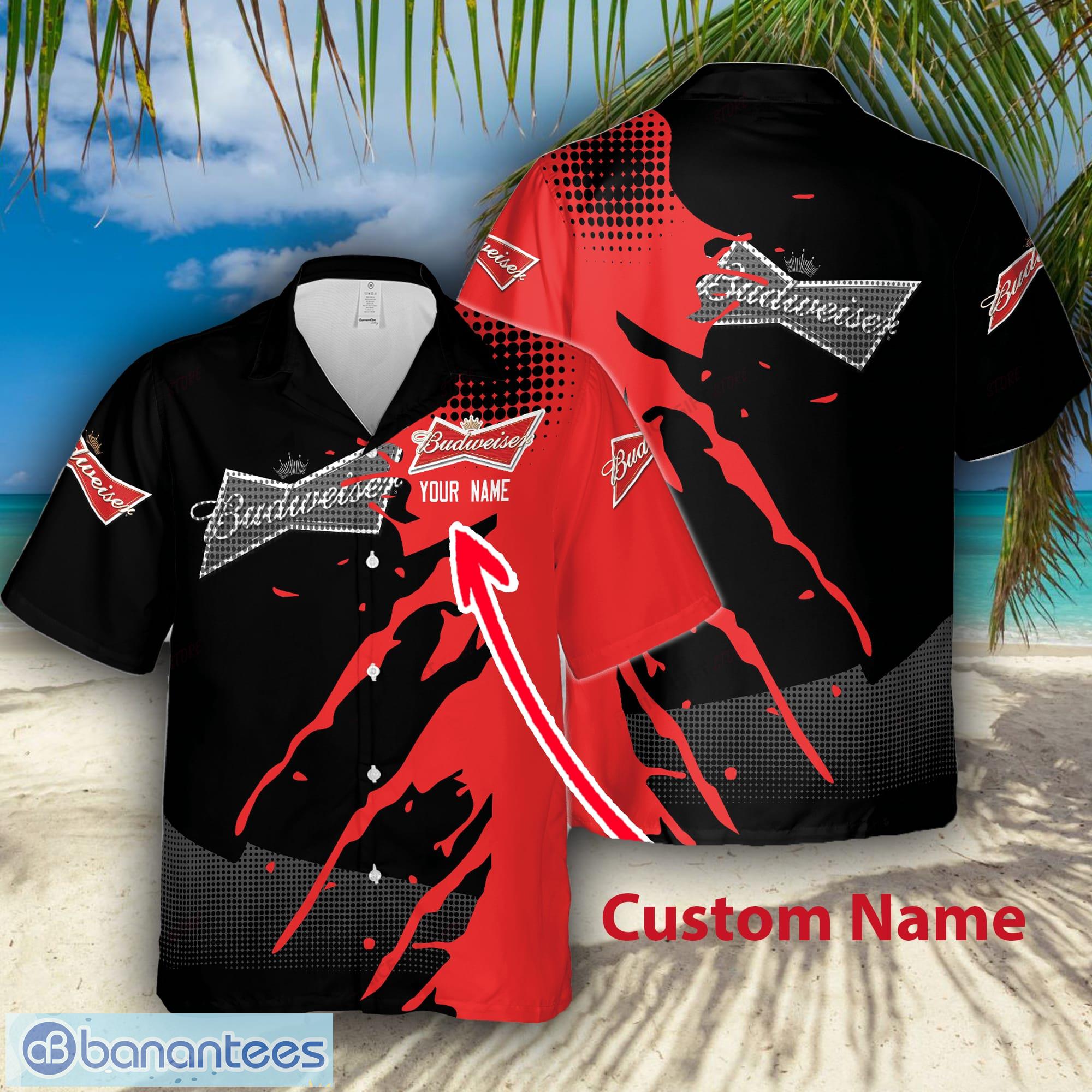 Budweiser Plus Size Custom Name Hawaiian Shirt Love Beer Gift