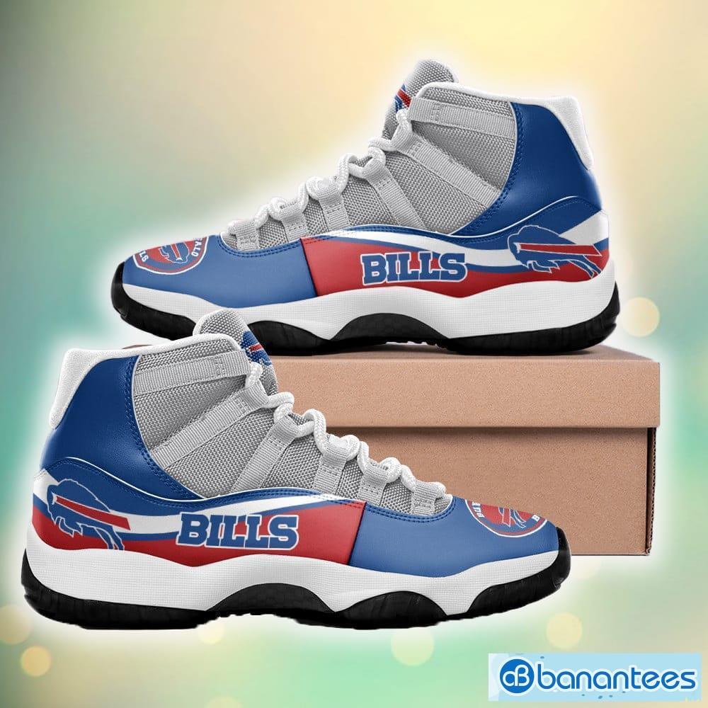 Buffalo Bills Air Jordan 11 Sneaker Shoes For Fans - Freedomdesign