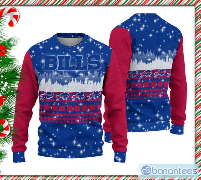 Buffalo Bills Christmas Pattern Ugly Christmas Sweater For Fans