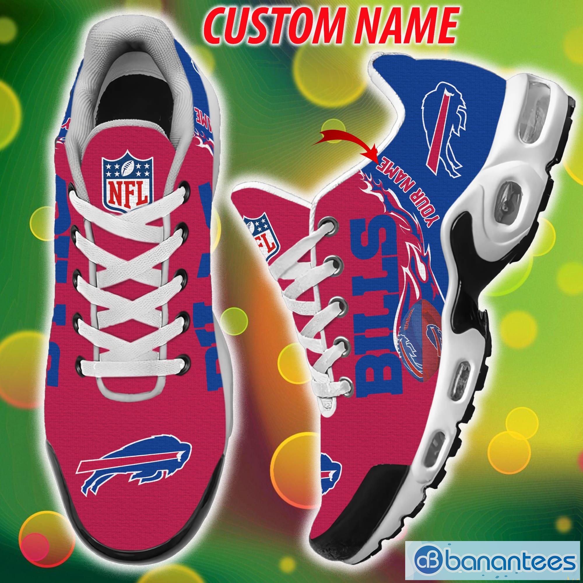 Buffalo Bills State Proud NFL Team Sneakers Custom Name Air Cushion Shoes  For Fans - Banantees