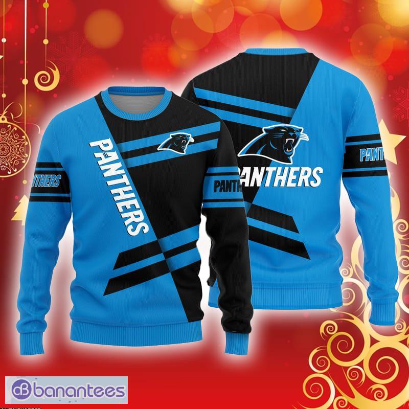 Carolina Panthers Basic Ugly Christmas Sweater For Fans - Banantees