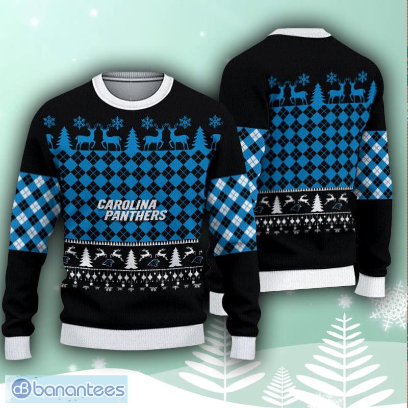 Men And Women Christmas Gift NFL Carolina Panthers Logo With Funny Grinch  3D Ugly Christmas Sweater For Fans - Banantees