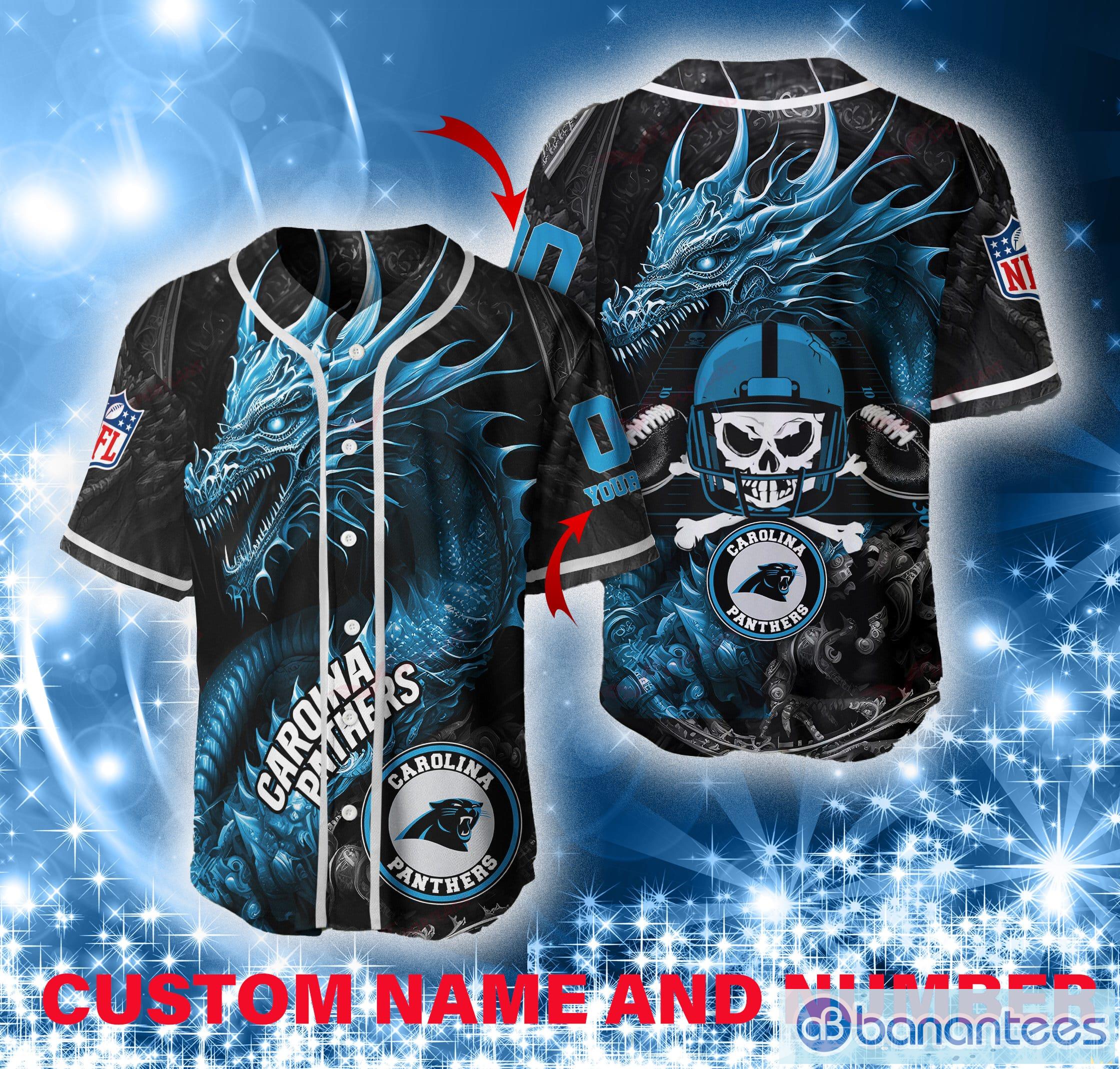 Carolina Panthers Skull Wings 3D T-Shirts Gift For Halloween