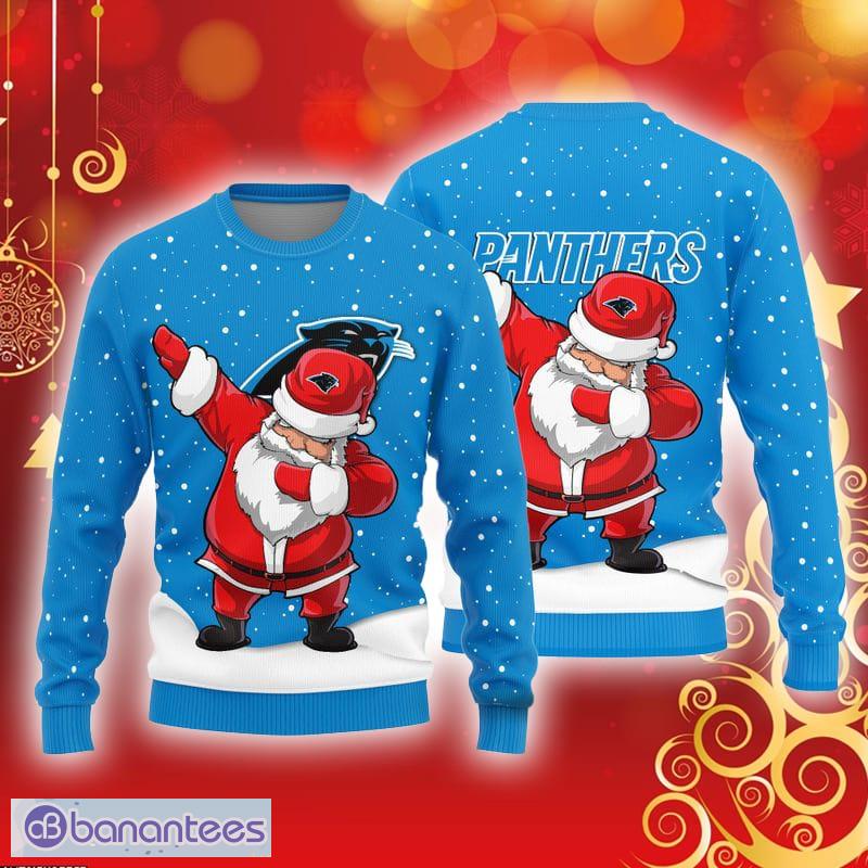 Carolina Panthers To All And To All A Go Panthers Ugly Christmas Festive Ugly  Sweater –