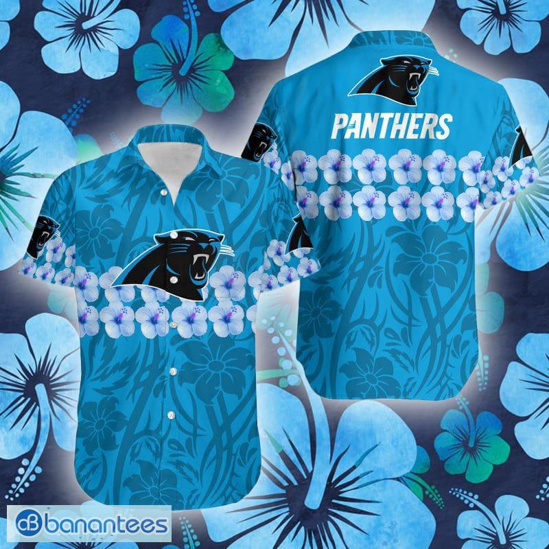 Carolina Panthers Island Hawaiian Shirt Short