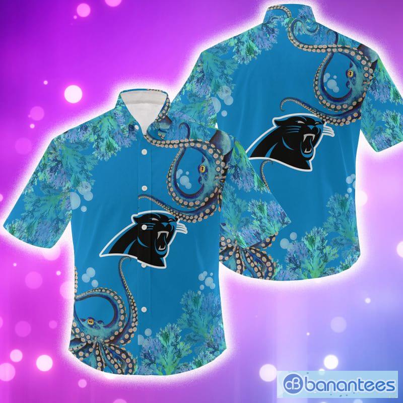 Carolina Panthers American Flag Logo Hawaiian Shirt Vacation Gift