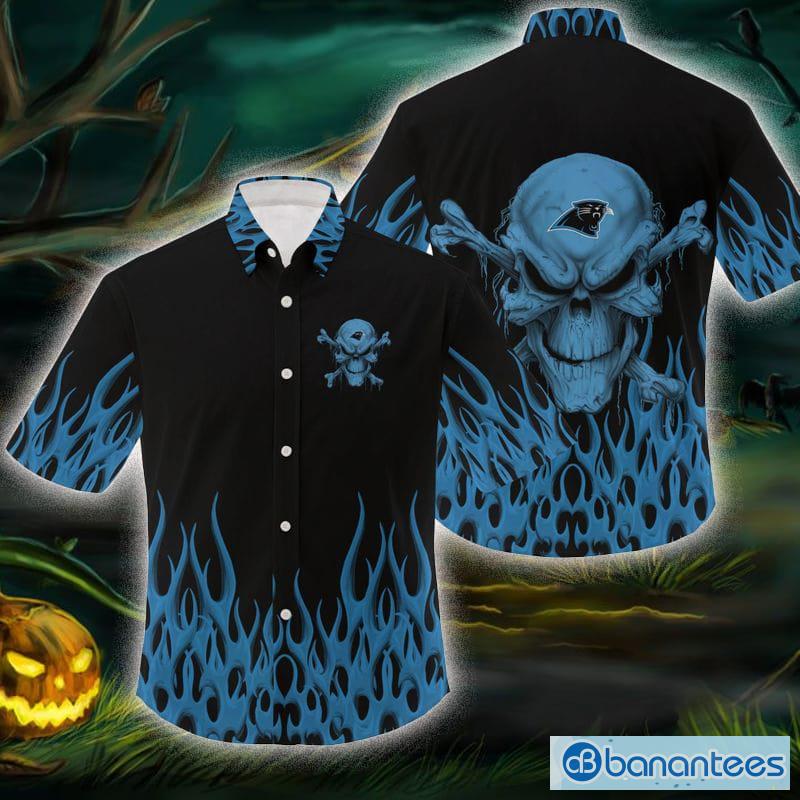 Carolina Panthers Horror Movie Character Halloween Gift Men And Women  Hawaiian Shirt