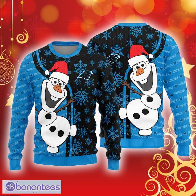 Carolina Panthers Pumpkin Ugly Christmas Sweater 3D Gift For Fans