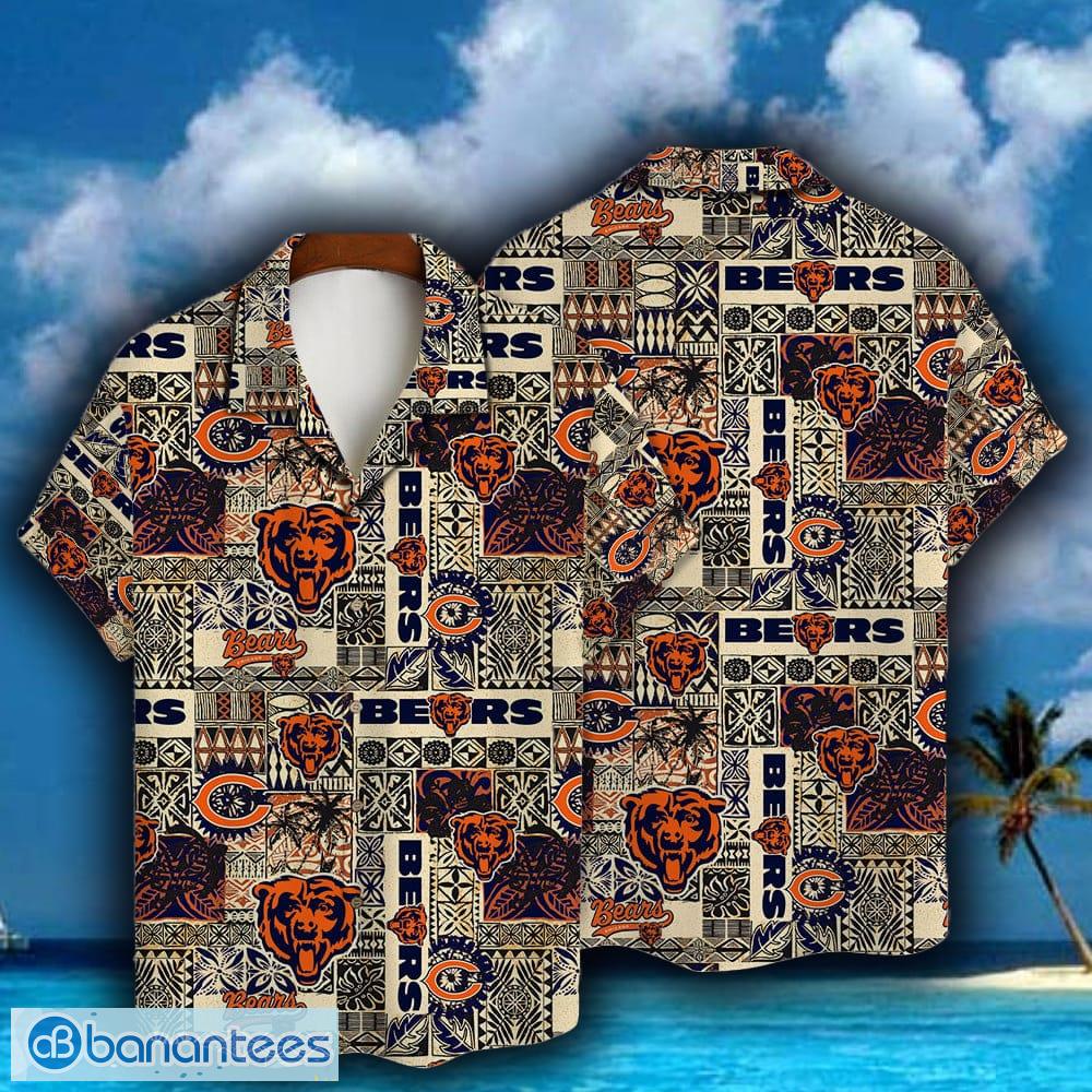 chicago bears floral shirt