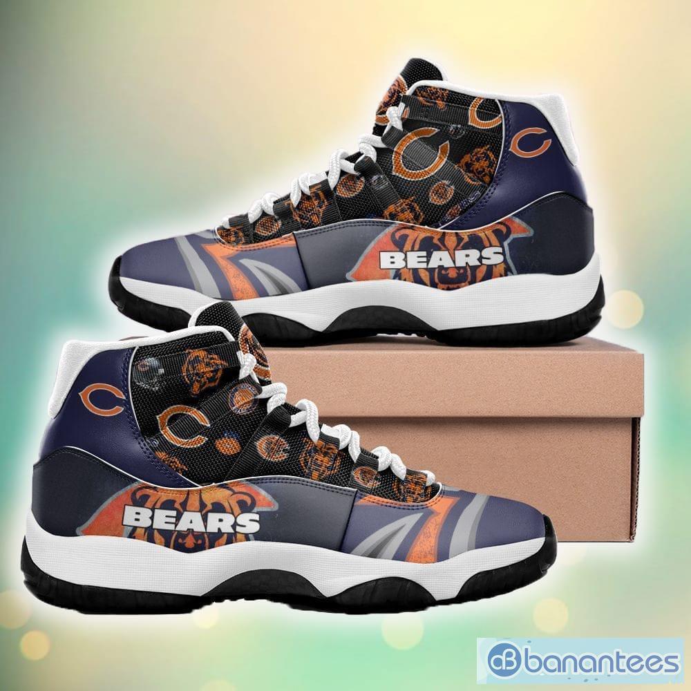 Chicago Bears Big Logo NFL Personalized Name Air Jordan 11 Sneaker Best  Gift For Fans