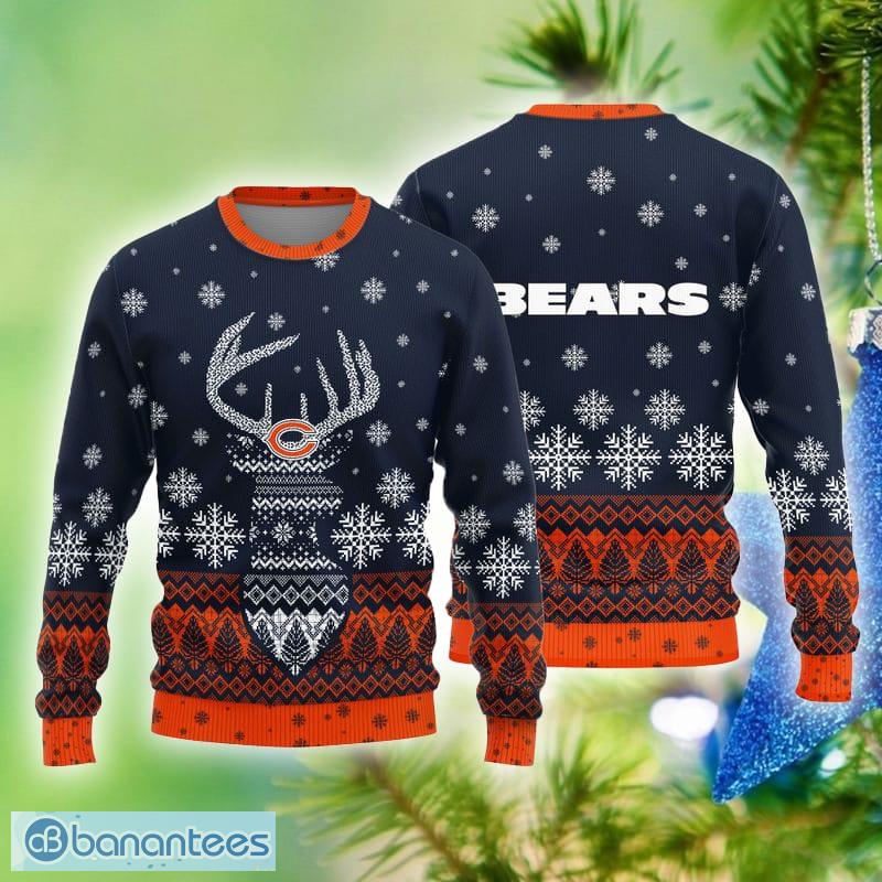 NFL Chicago Bears New Season Decorate Knitted Christmas 3D Sweater -  Banantees