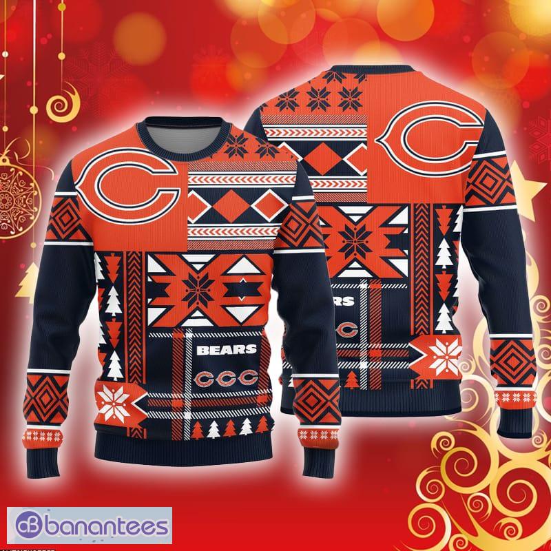 Chicago Bears Basic Ugly Christmas Sweater For Fans - Banantees