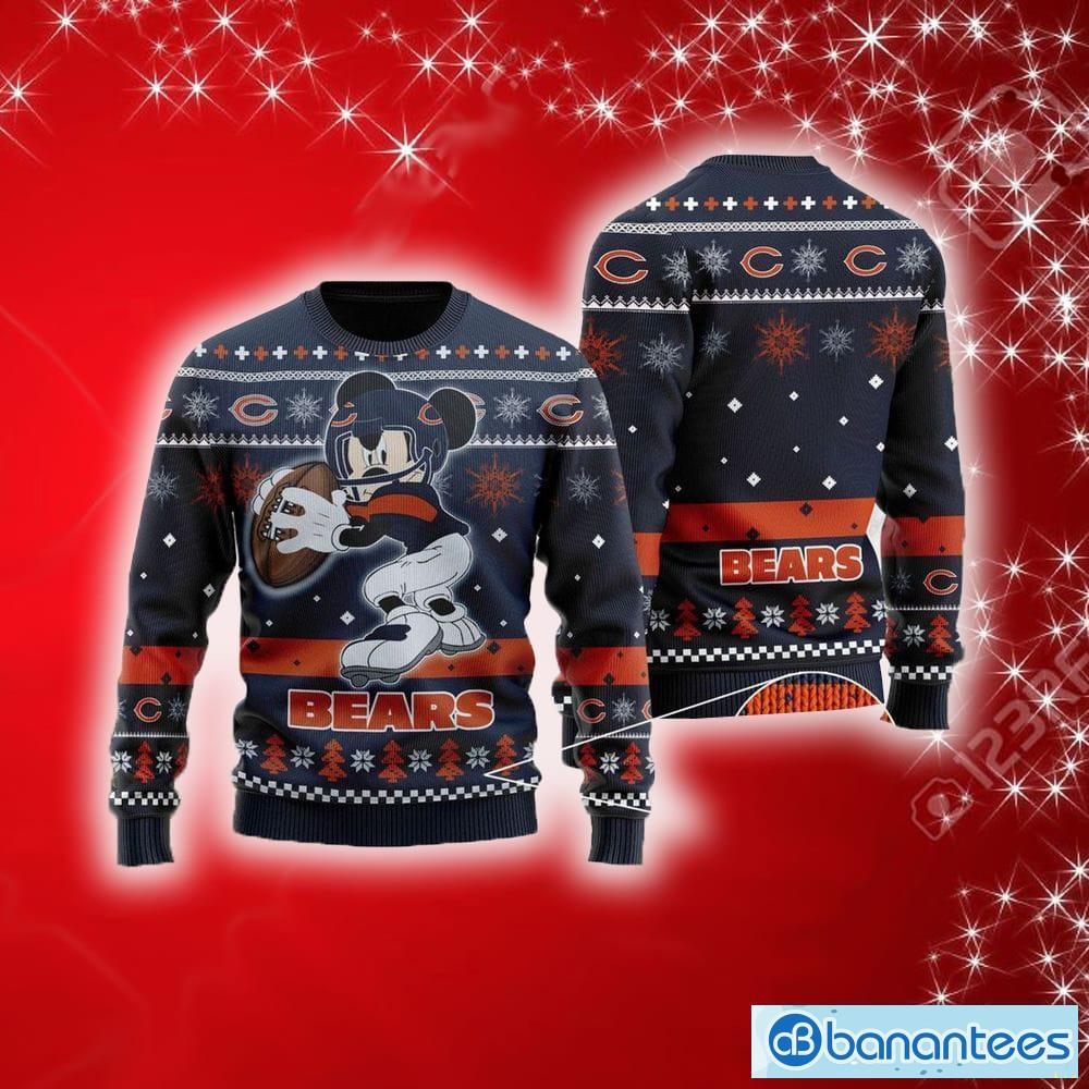 Chicago Bears Mickey Mouse Disney Pattern New Ugly Christmas Sweater NFL Gift For Fans - NFL Chicago Bears Mickey Mouse Disney Pattern New Ugly Christmas Sweater For Men And Women Gift Fans Chicago Bears Mickey Mouse Disney Pattern New Ugly Christmas Sweater NFL Gift For Fans - NFL Chicago Bears Mickey Mouse Disney Pattern New Ugly Christmas Sweater For Men And Women Gift Fans