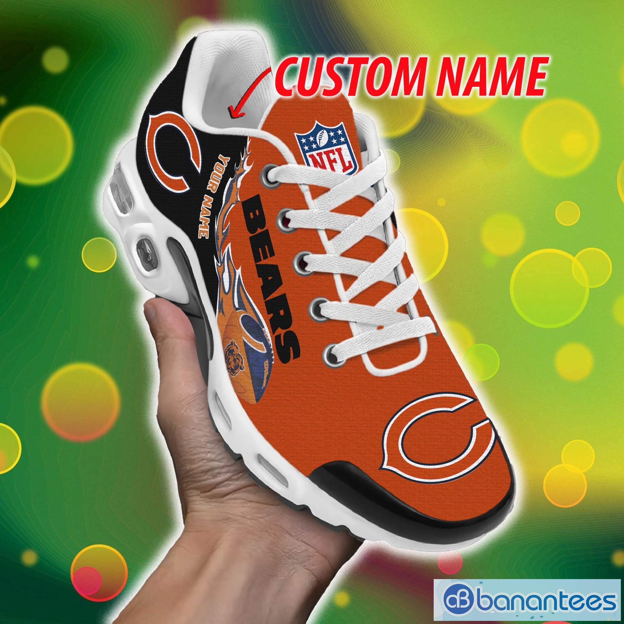 Chicago Bears NFL Team Premium Sneakers Custom Name Air Cushion Shoes For  Fans - Banantees