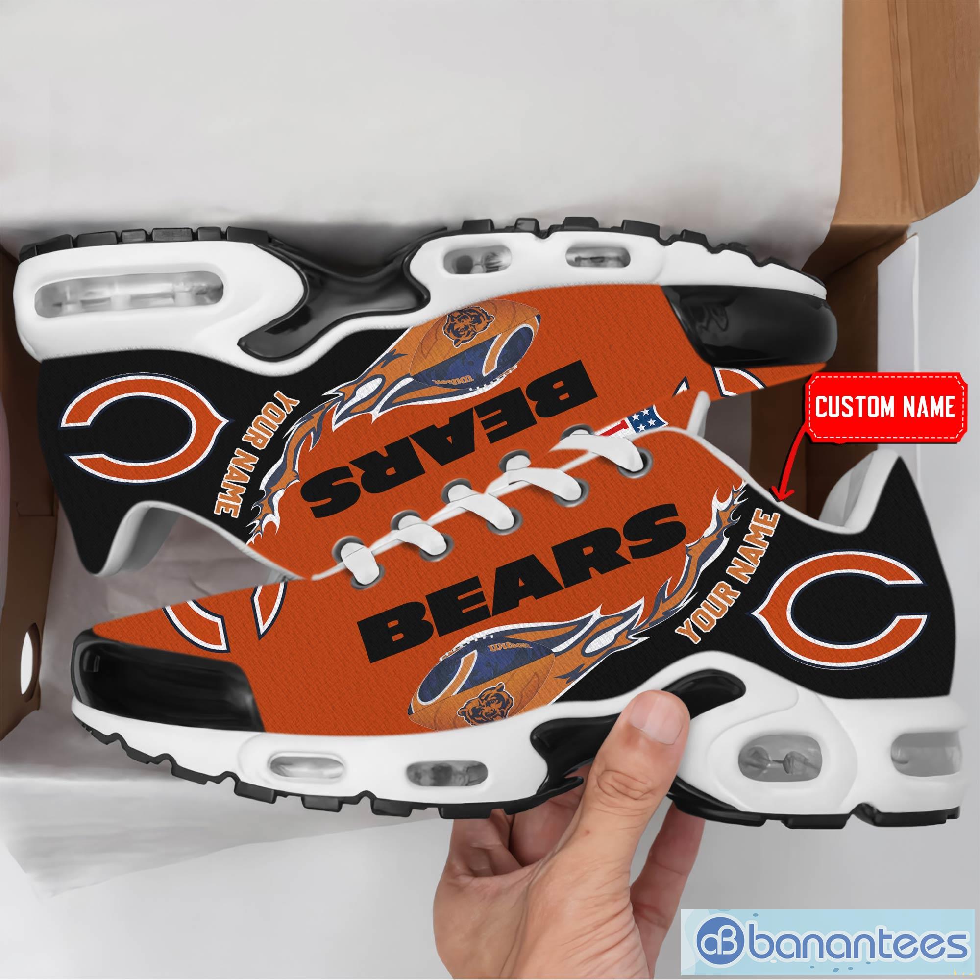 Chicago Bears NFL Team Premium Sneakers Custom Name Air Cushion Shoes For  Fans - Banantees