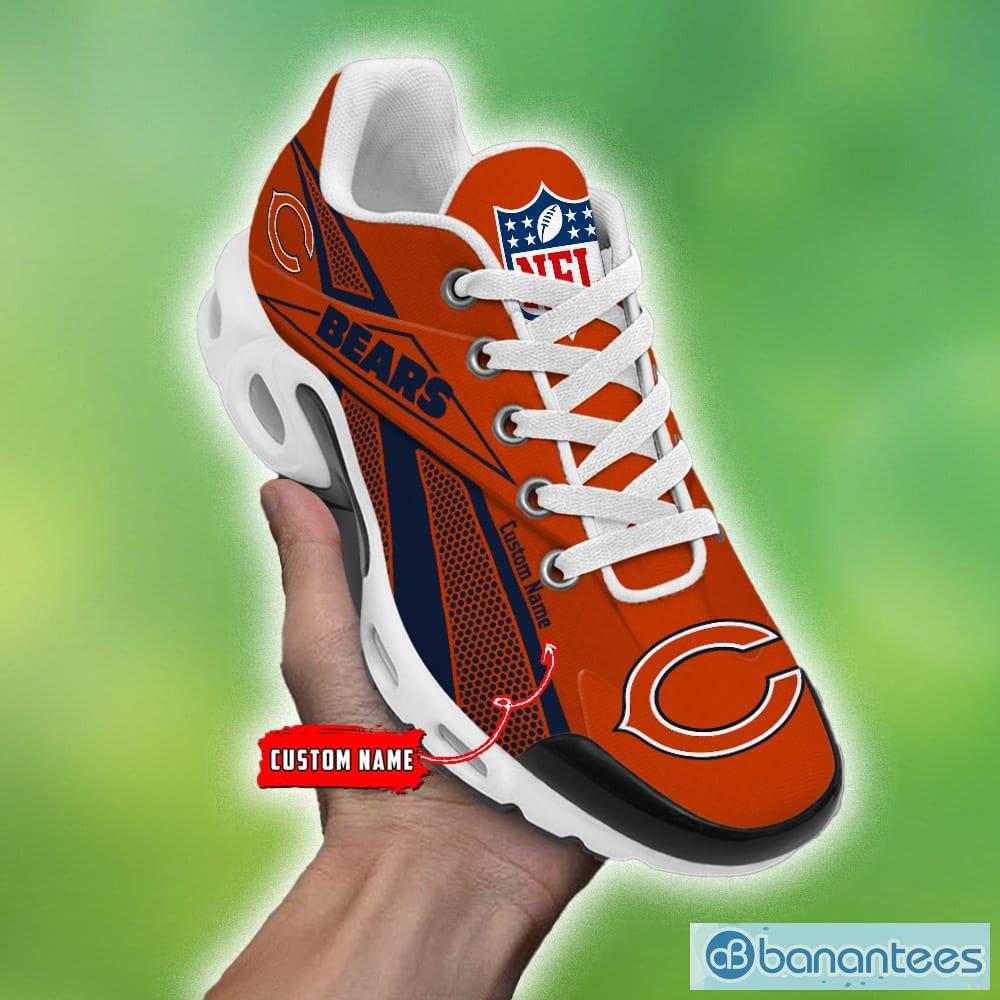 Chicago Bears State Proud NFL Team Sneakers Custom Name Air Cushion Shoes  For Fans - Banantees