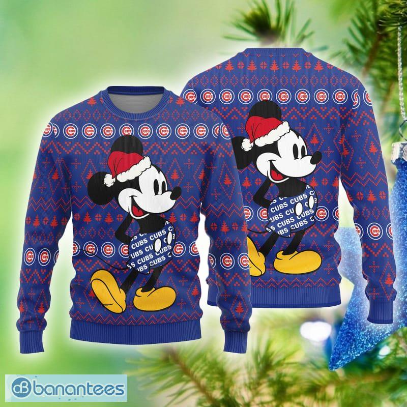 Chicago Cubs Mick Mouse Logo Knitted Pattern Ugly Christmas Sweater - Chicago Cubs Mick Mouse Logo Knitted Pattern Ugly Christmas Sweater Chicago Cubs Mick Mouse Logo Knitted Pattern Ugly Christmas Sweater - Chicago Cubs Mick Mouse Logo Knitted Pattern Ugly Christmas Sweater