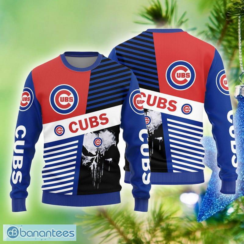 For Fans Chicago Cubs Mickey Mouse Lover Ugly Christmas Sweater Christmas  Gift